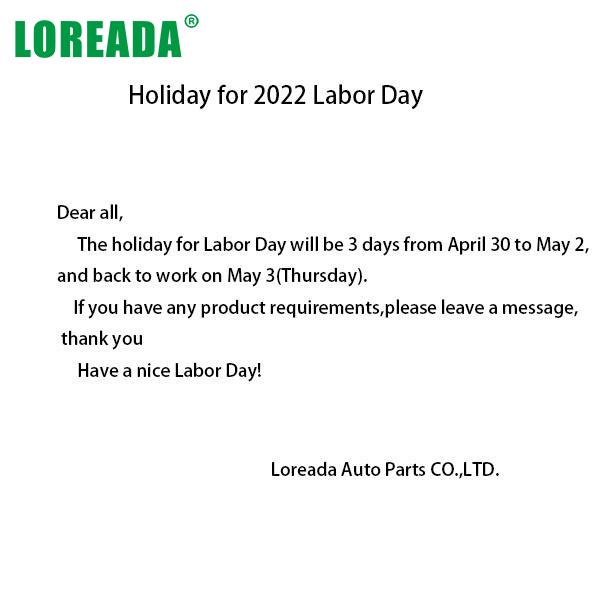 Holiday for 2022 Labor Day
