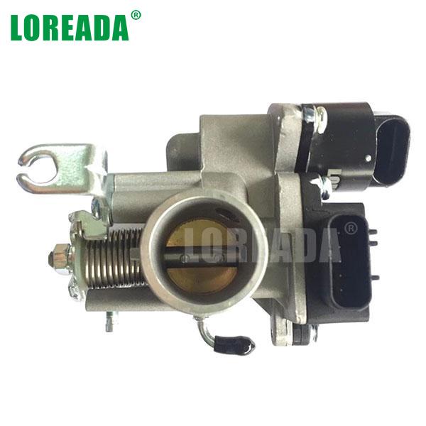28mm LOREADA Original Motorcycle Throttle body for Motorcycle 125 150CC with Delphi IACA 26178 and Triple Sensor Bore Size 28mm Motorcycle Spare Parts 