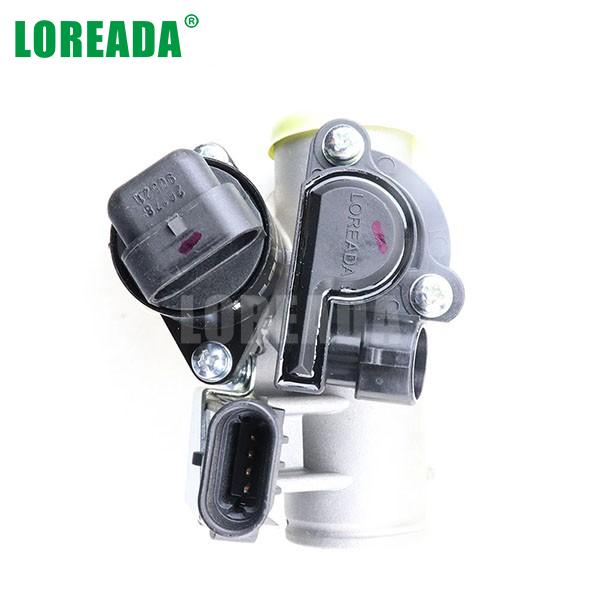30mm LOREADA Original Motorcycle Throttle body for Motorcycle 125 150CC with Delphi IAC 26178 and TPS Sensor 35999 Bore Size 30mm