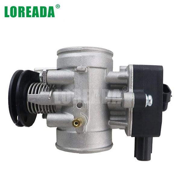 34mm LOREADA Original Motorcycle Throttle body for Motorcycle 125 150CC with Delphi IAC 26178 and Triple Sensor Bore Size 34mm OEM Throttle Body Assembly