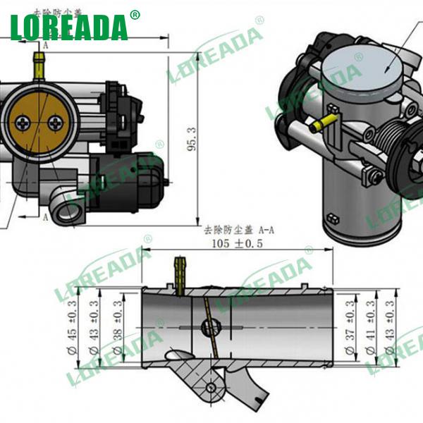 Original 34mm Throttle Body for Motorcycle Engine System Original 34mm Throttle Body for Motorcycle Engine System