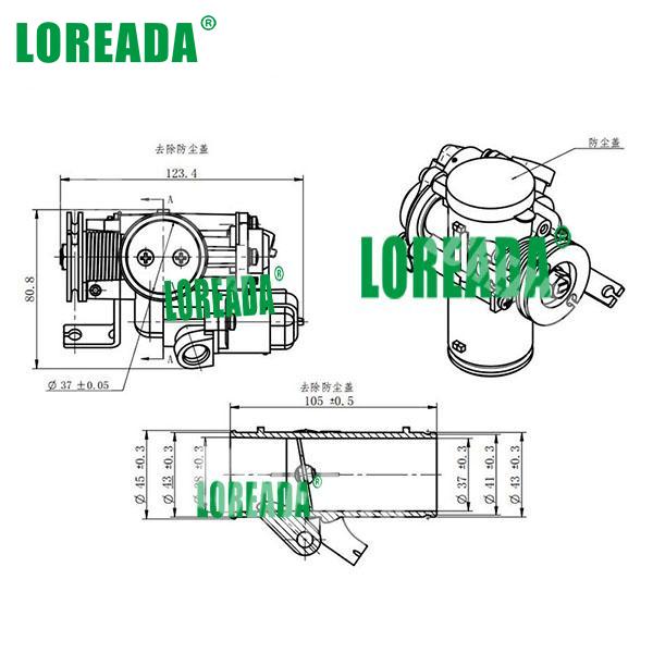 37mm Motorbike OEM Throttle Body Assembly Bore Size 37mm For Motorcycles bike Engine System
