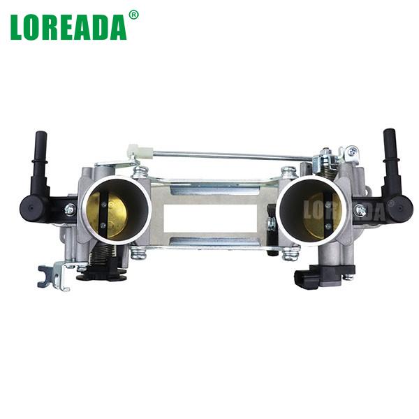 39mm LOREADA Original Motorcycle Throttle body Double Valve for Motorcycle 125 150CC with CTS 500 Temperature sensor DELPHI 28356282 Fuel injector DELPHI 25377440 Bore Size 39mm OEM Throttle Body Asse