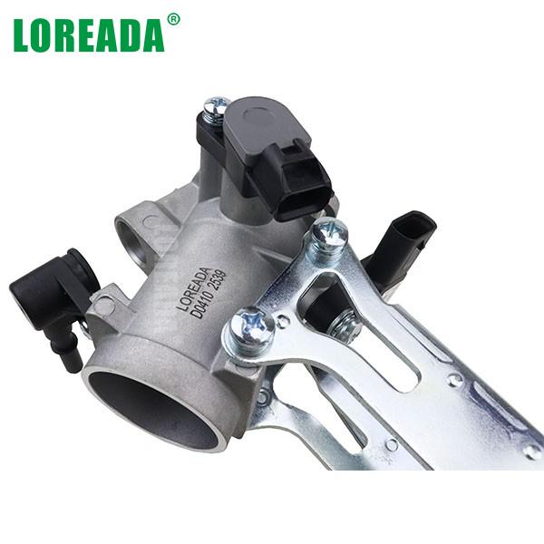 39mm LOREADA Original Motorcycle Throttle body Double Valve for Motorcycle 125 150CC with CTS 500 Temperature sensor DELPHI 28356282 Fuel injector DELPHI 25377440 Bore Size 39mm OEM Throttle Body Asse