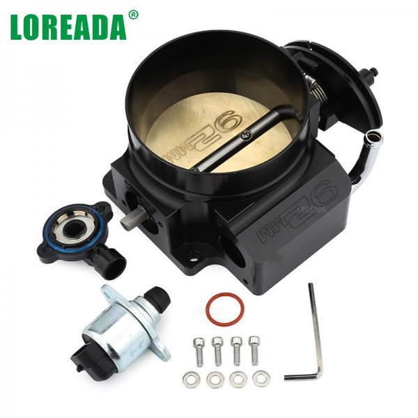 92mm LS Throttle Body Black With TPS IACV For LSX LS LS1 LS2 LS7