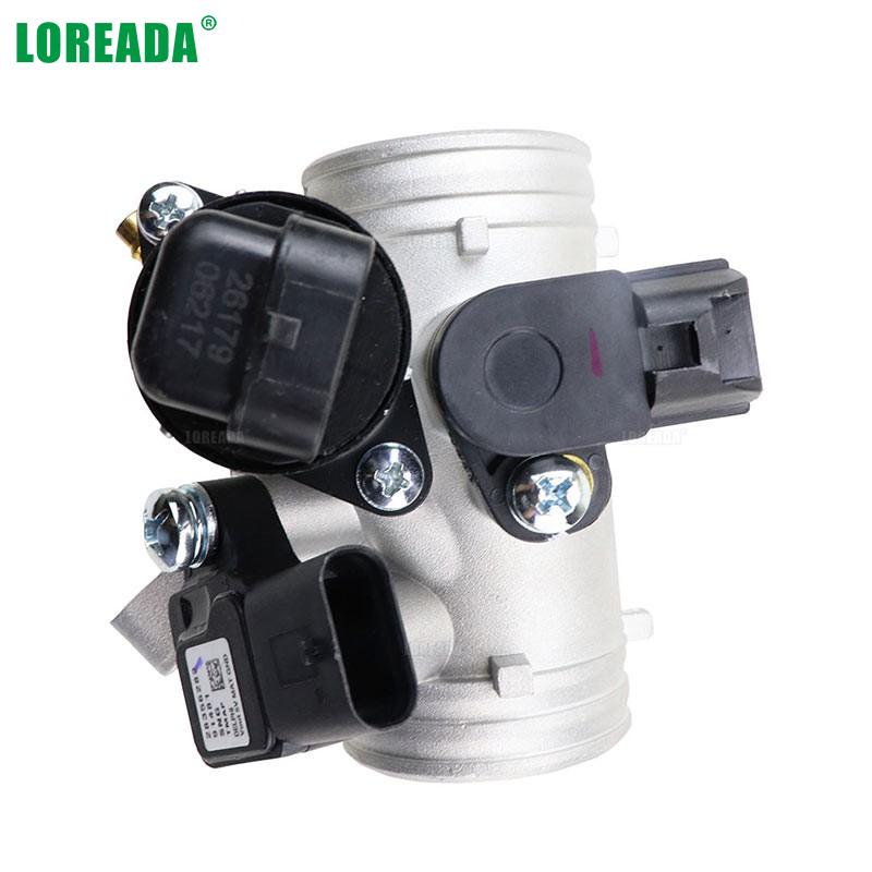 LOREADA Original 40.5mm Motorcycle Throttle Body Assembly IACV 26179 TPS CTS 500 Temperature sensor DELPHI 28356282 OEM for Motorcycle Engine System 125CC 150CC Auto Parts Supplier
