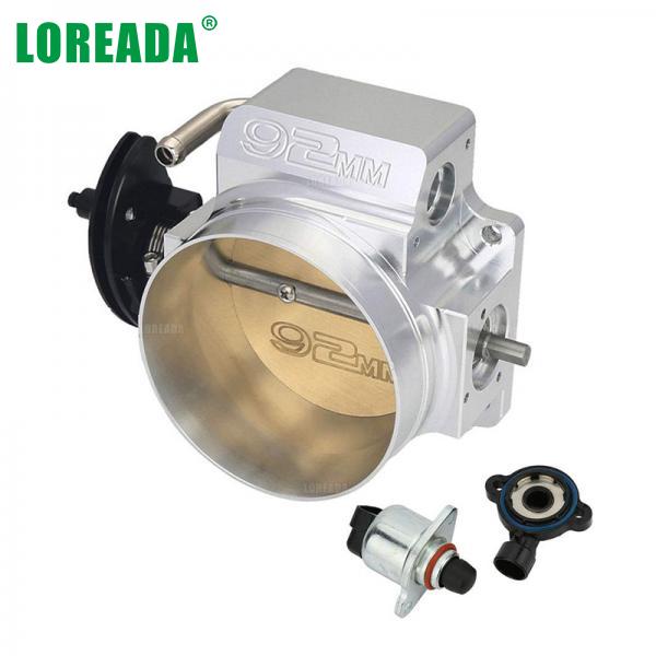 LS 92mm Throttle Body Silver With TPS IACV for LSX LS LS1 LS2 LS7